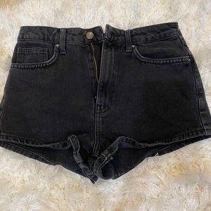 Forever 21 Black Denim Shorts